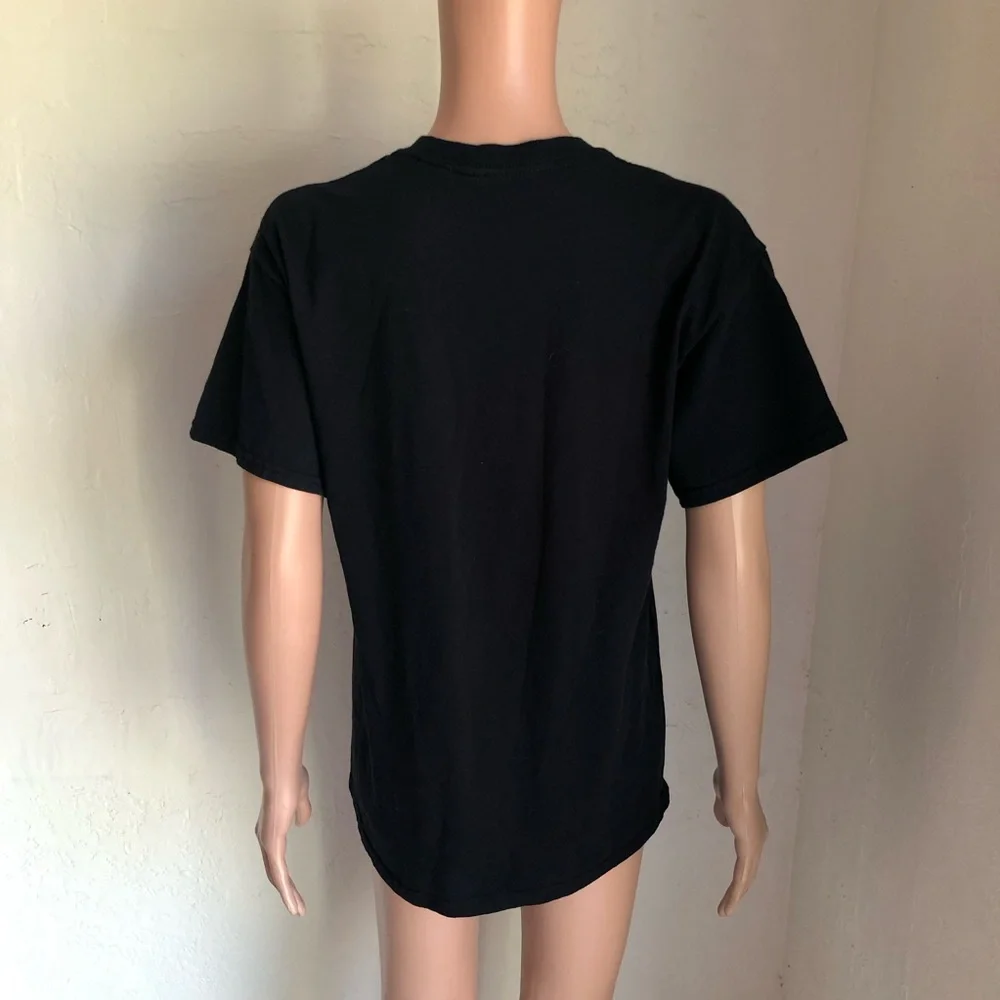 Bravado Black Cotton Vintage Y2K Graphic Tee EMINEM Slim Shady Mugshot Design